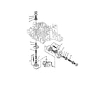 Sabre BM19070 motor and pump shaft assembly diagram