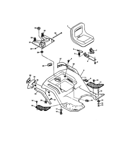 Seat and seat support