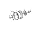 Rear wheels and tires