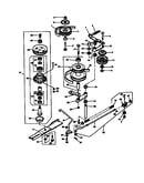 Mower drive belt/sheaves/spindles