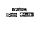Mower deck labels