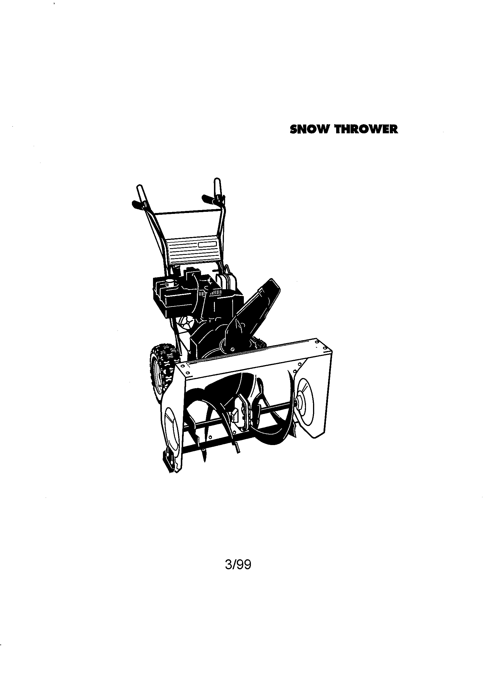 Snow thrower