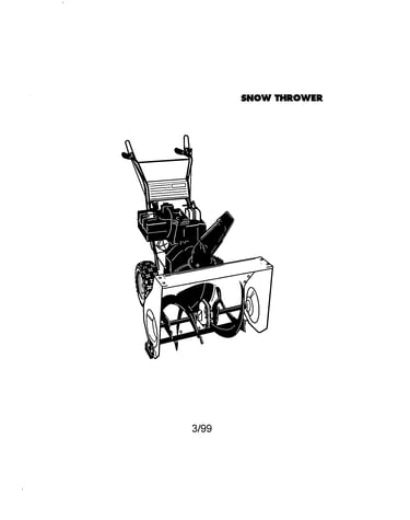Snow thrower