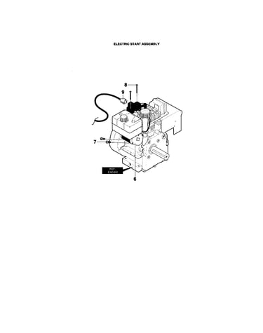 Electric start assembly
