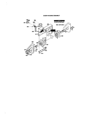 Auger housing assembly