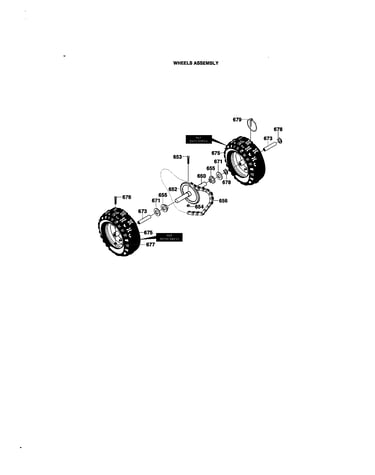 Wheels assembly