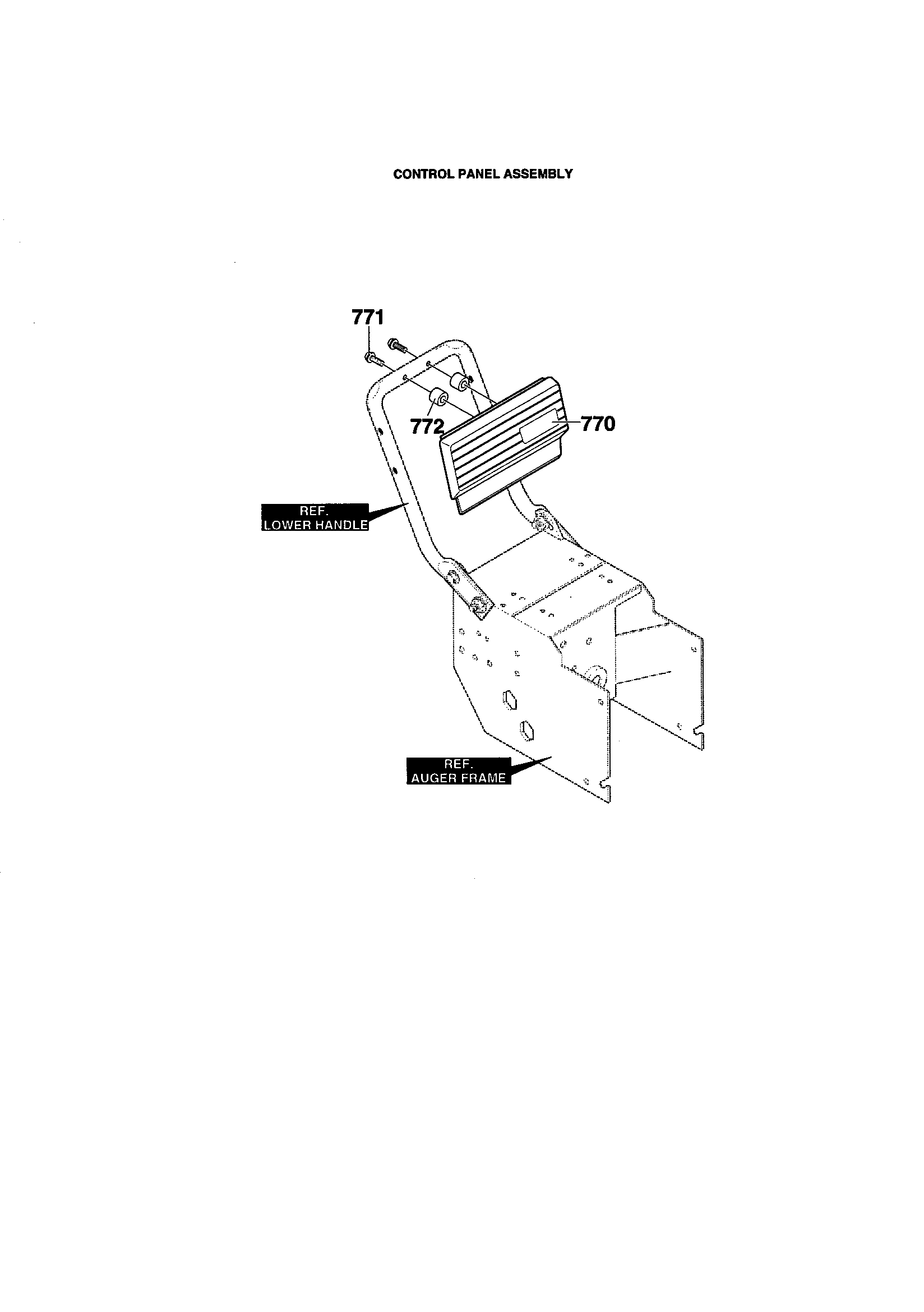 Control panel assembly