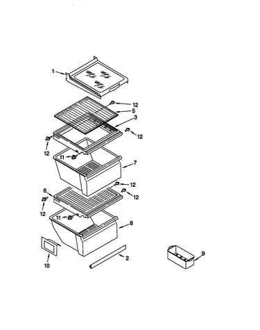 Refrigerator shelf