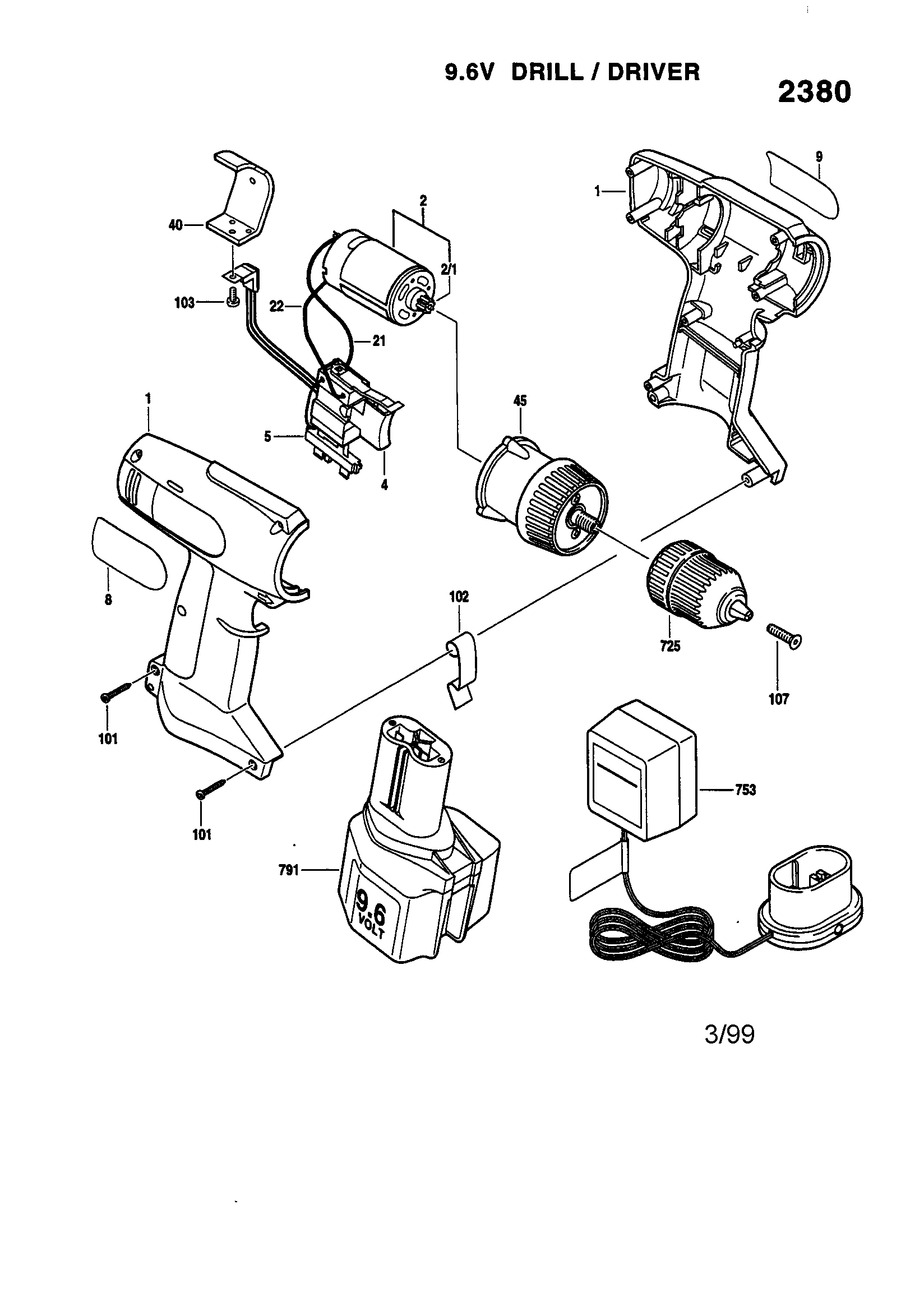 9.6V DRILL/DRIVER