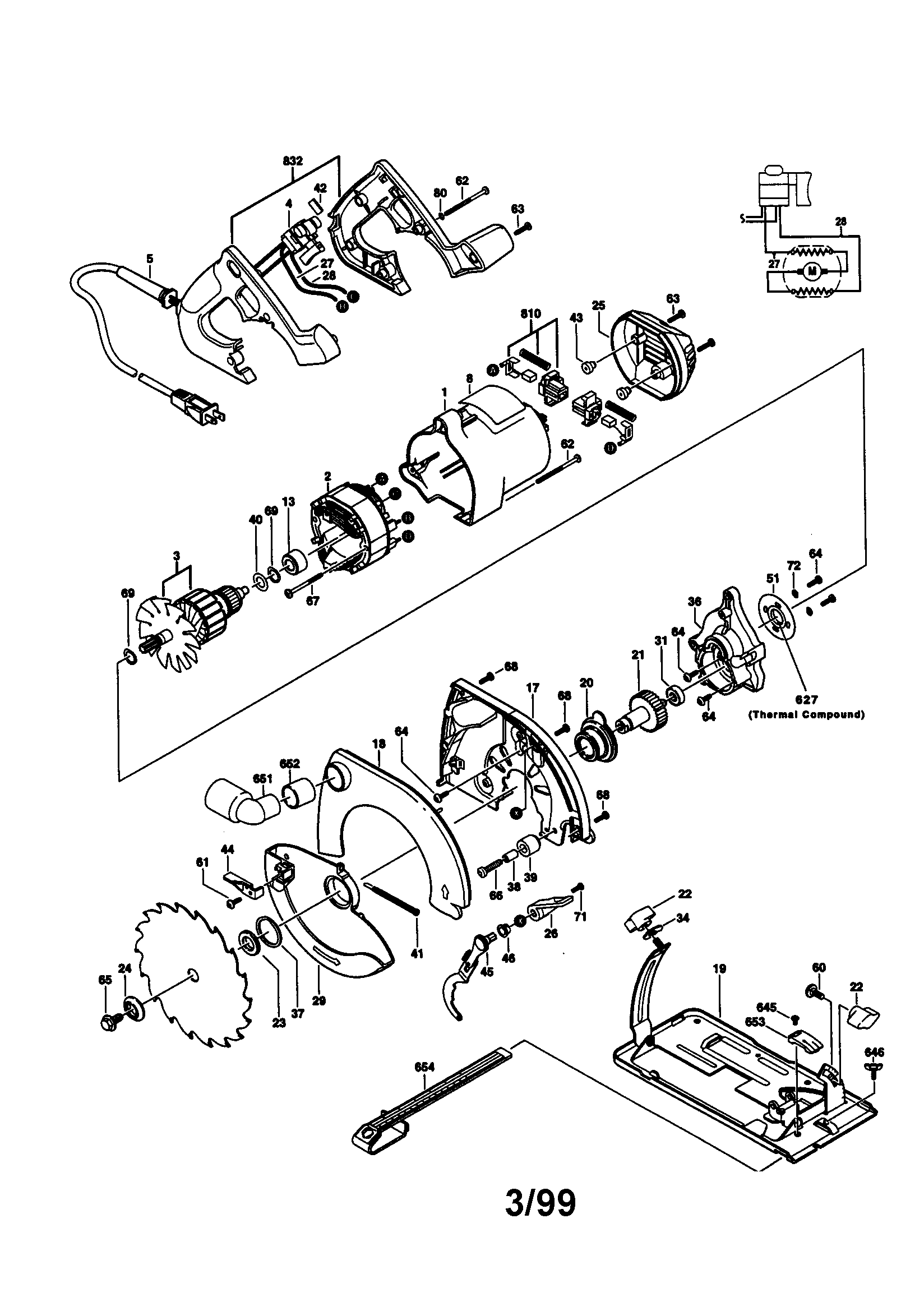 7-1/4" circular saw