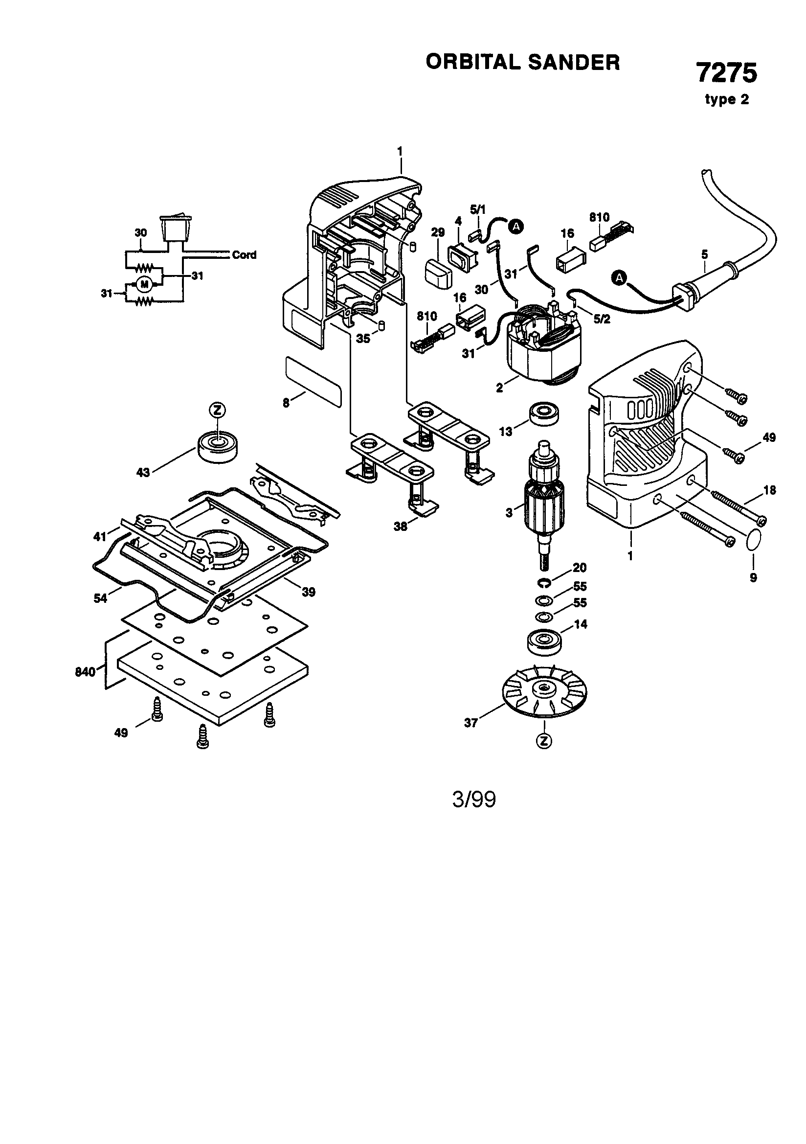 Orbital sander