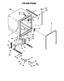 Tub and frame