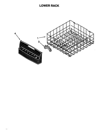 Lower rack