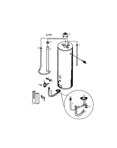 Power miser 40-gal. high altitude