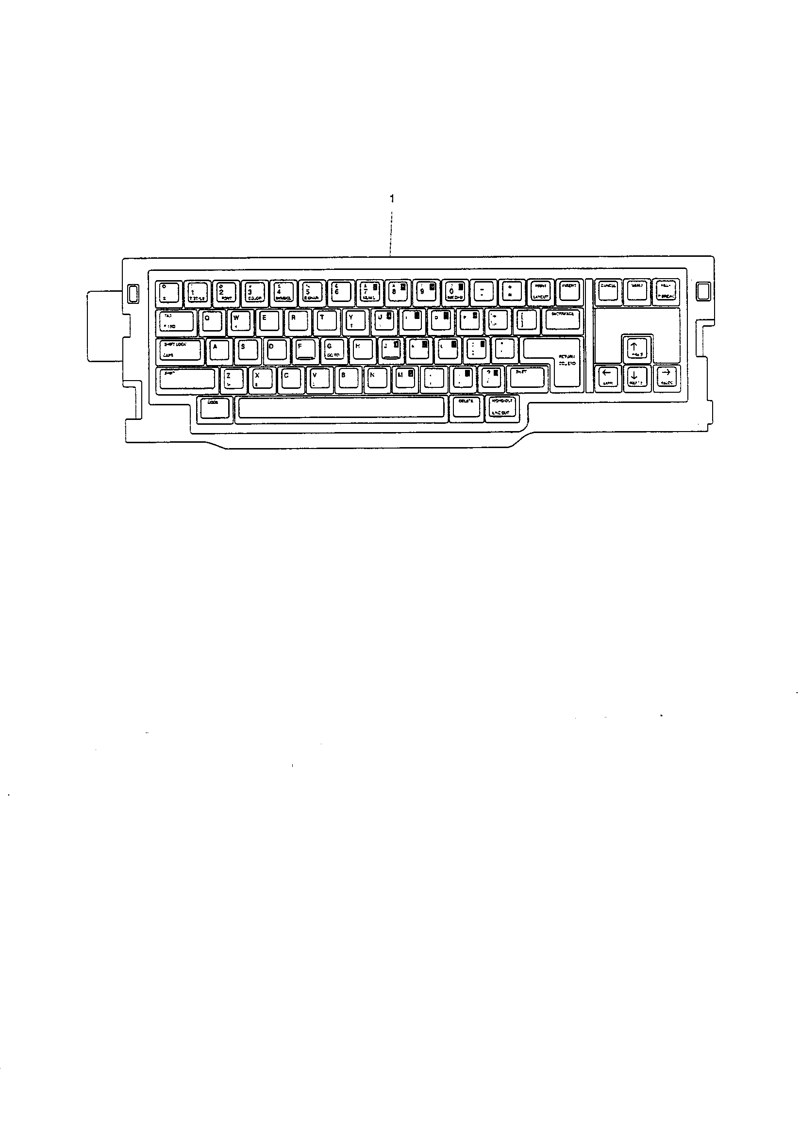 Keyboard unit/usa