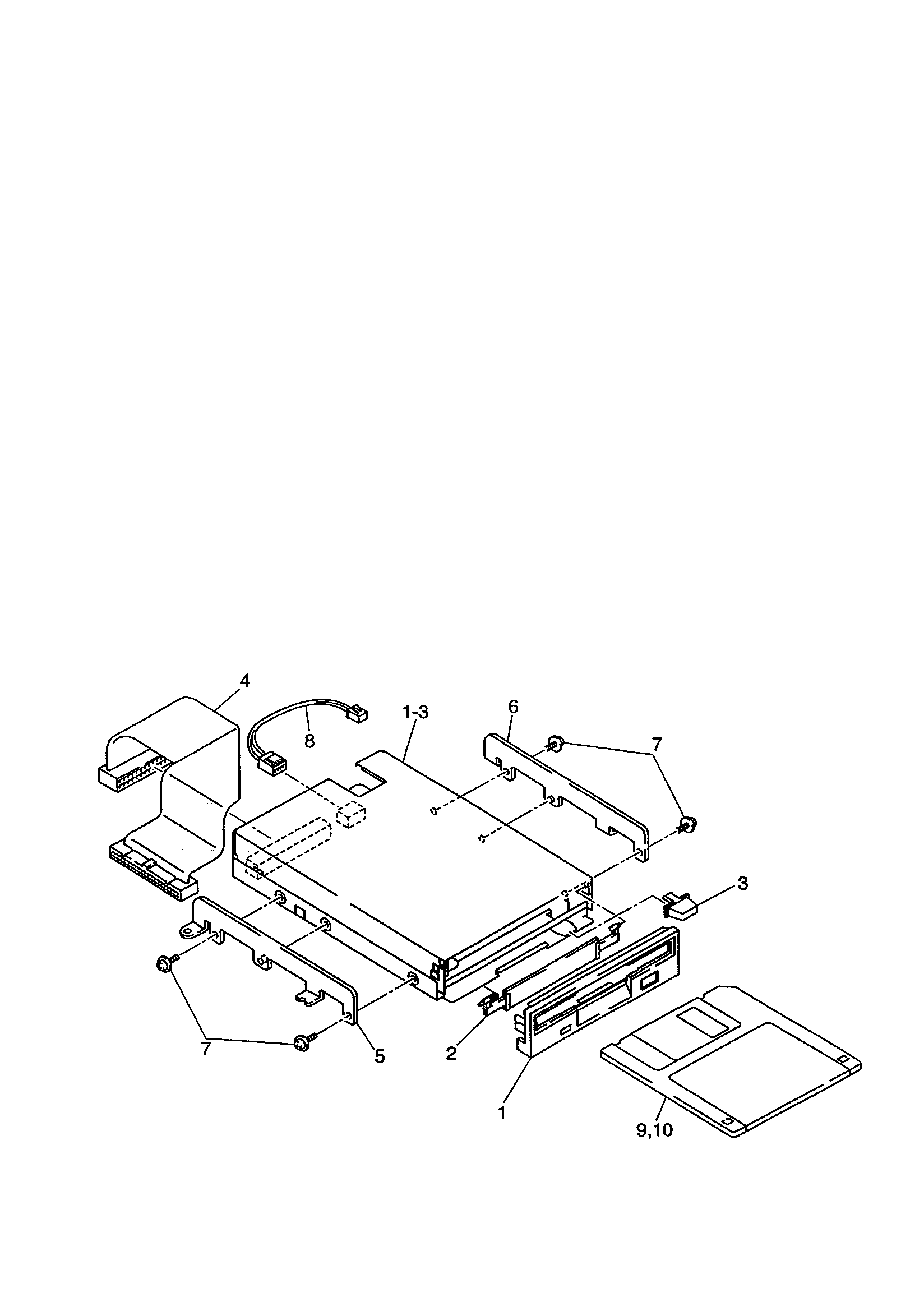 FLOPPY DISK DRIVE ASSEMBLY