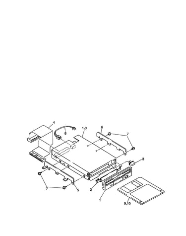 Floppy disk drive assembly