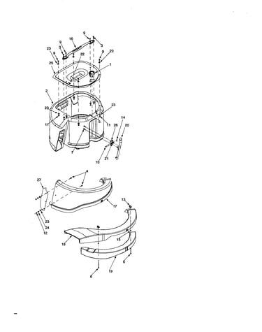 Deck assembly-three-in-one