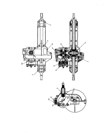 Single speed transmission-l.h.