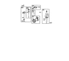 Briggs & Stratton 121602-0190 crankshaft/dipstick diagram