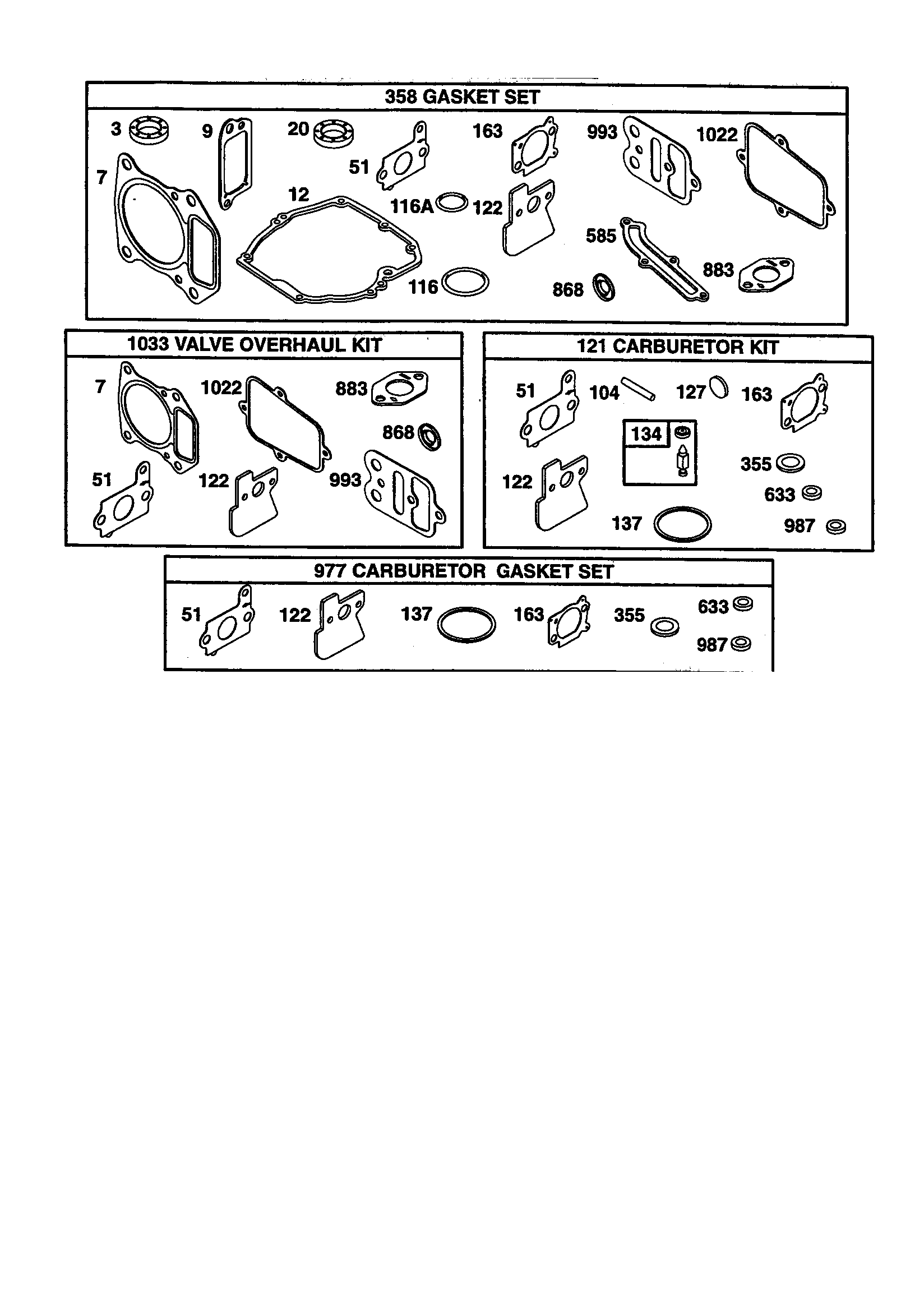 Gasket set