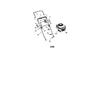MTD 11A-106C402 handle assembly diagram