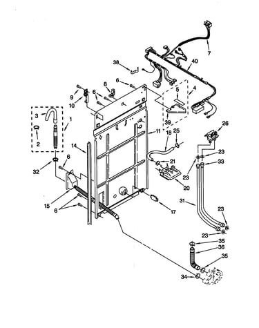 Rear panel