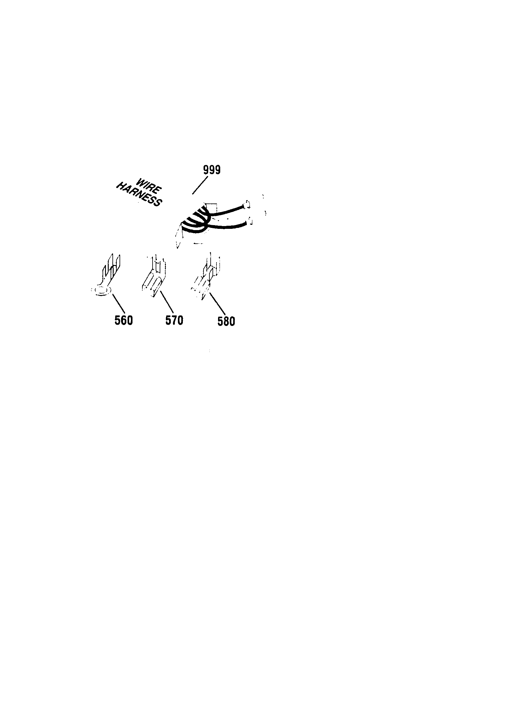 Wire harness and wiring components