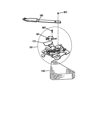 Door lock section