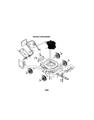 Rotary lawn mower