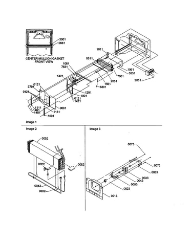 Evaporator/fan motor assembly