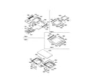 Amana TSI25TL-P1308101WL shelving assemblies diagram