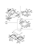 Shelving assemblies