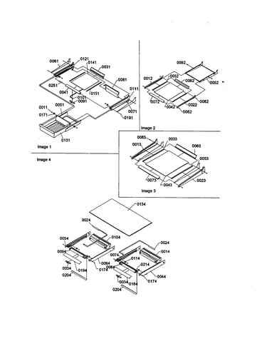 Shelving assemblies