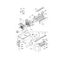 Amana TS25TE-P1308001WE ice maker assembly/parts diagram