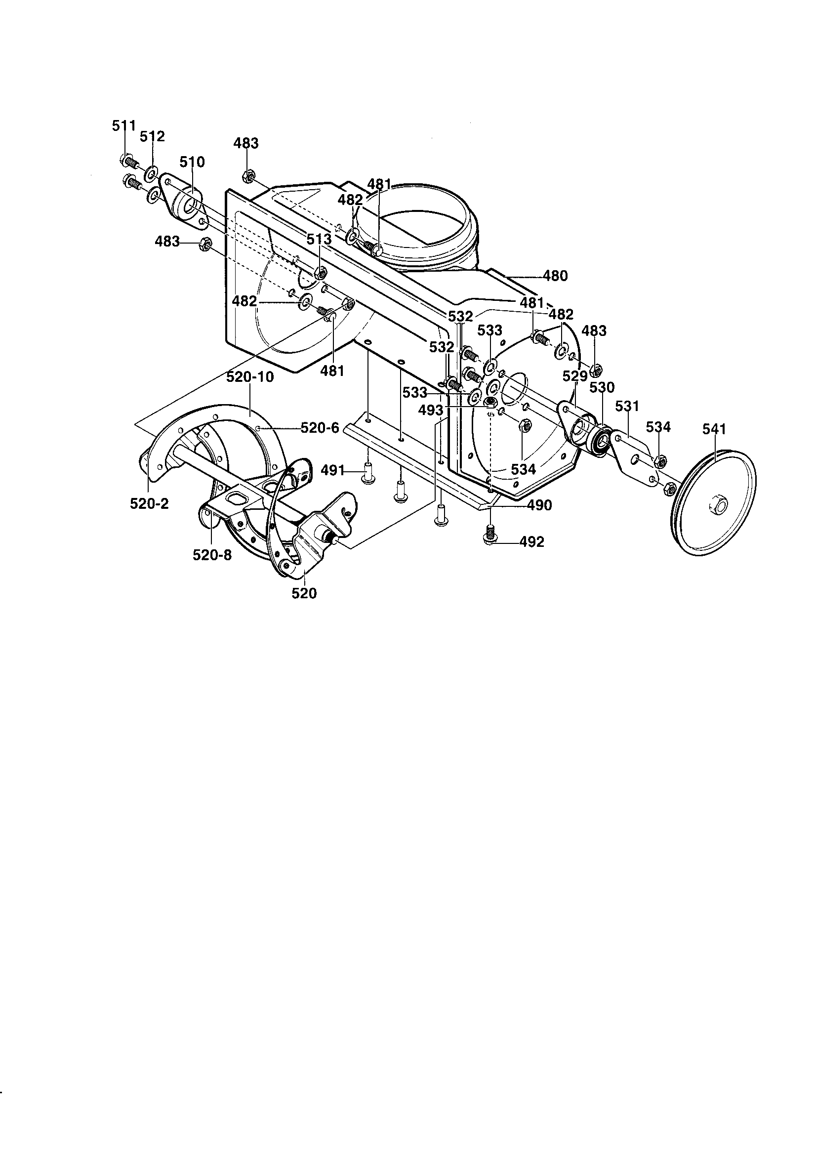 Auger housing