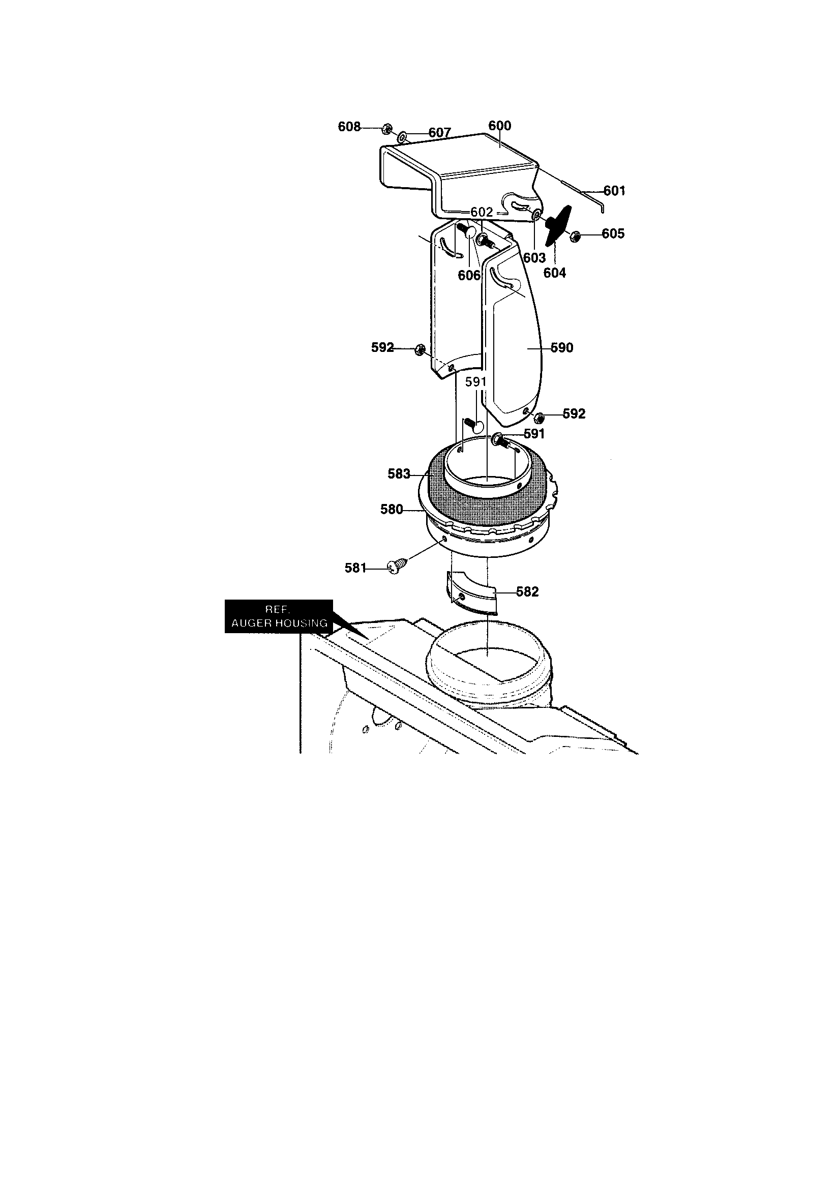 Discharge chute