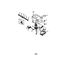 Sabre 1646 HYDRO GXSABRD fuel line/muffler/drive sheave diagram
