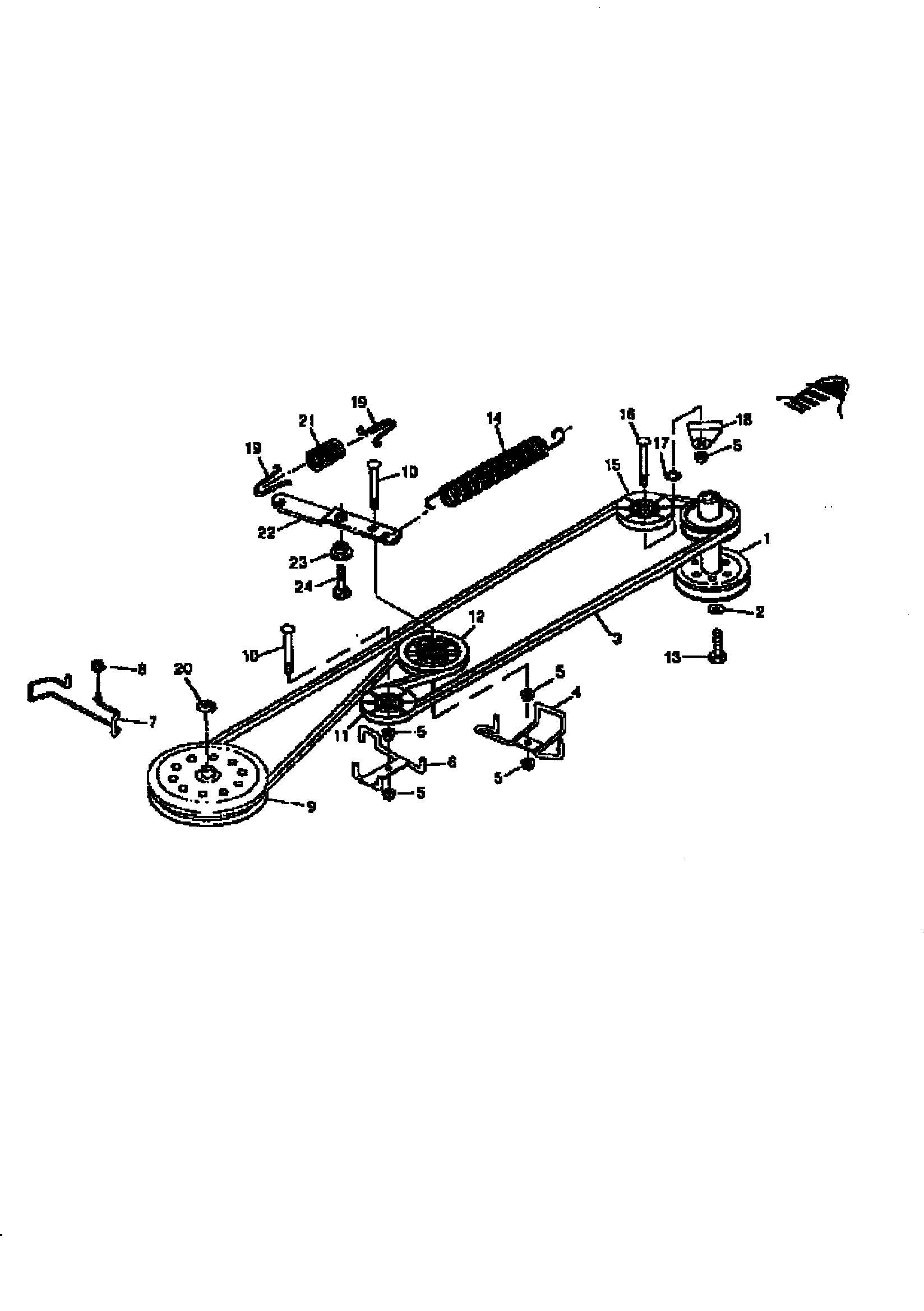 BELT DRIVE AND IDLERS (GEAR)
