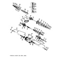 Sabre 1338 GEAR GXSABRF transaxle shafts and gear (gear) diagram