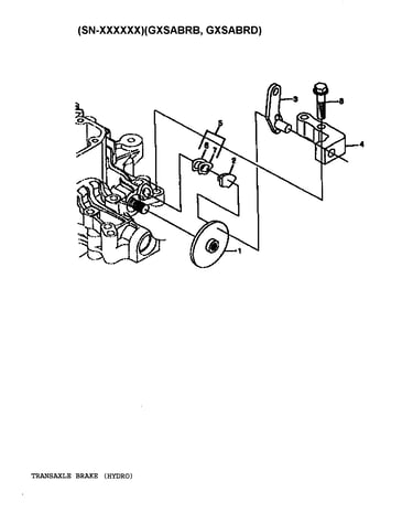 Transaxle brake (hydro)