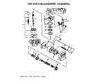 Sabre 15538 GEAR GXSABAJ range shift/pump/motor (hydro) diagram