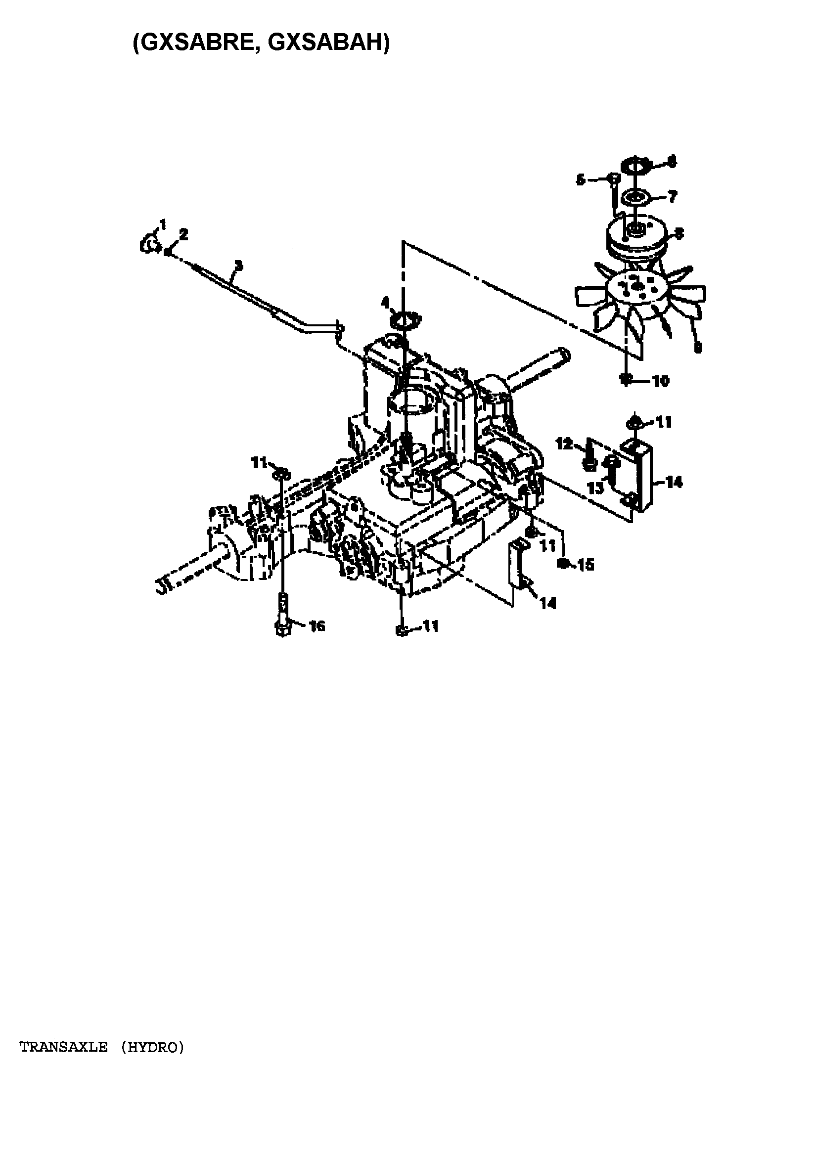 TRANSAXLE (HYDRO)