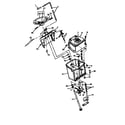 Sabre 1338 GEAR GXSABRF console/fuel tank/steering wheel/pto lever diagram