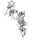 Console/fuel tank/steering wheel/pto lever