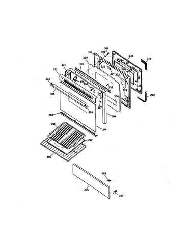 Door and drawer