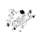 Frigidaire PP6N22SHA rotary lawn mower diagram