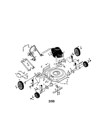 Rotary lawn mower