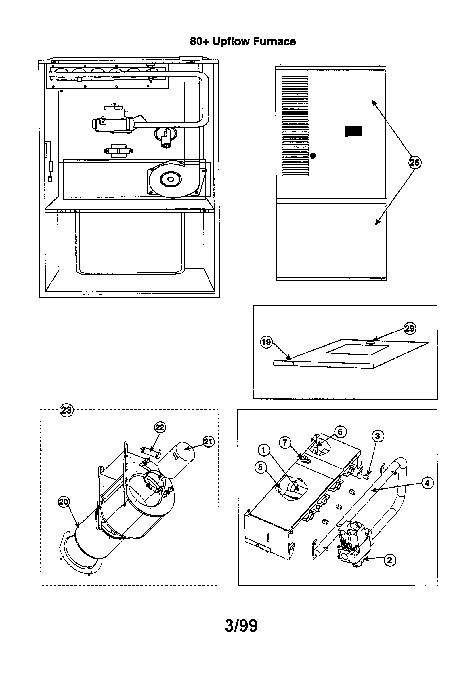 80+ upflow furnace
