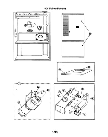 80+ upflow furnace